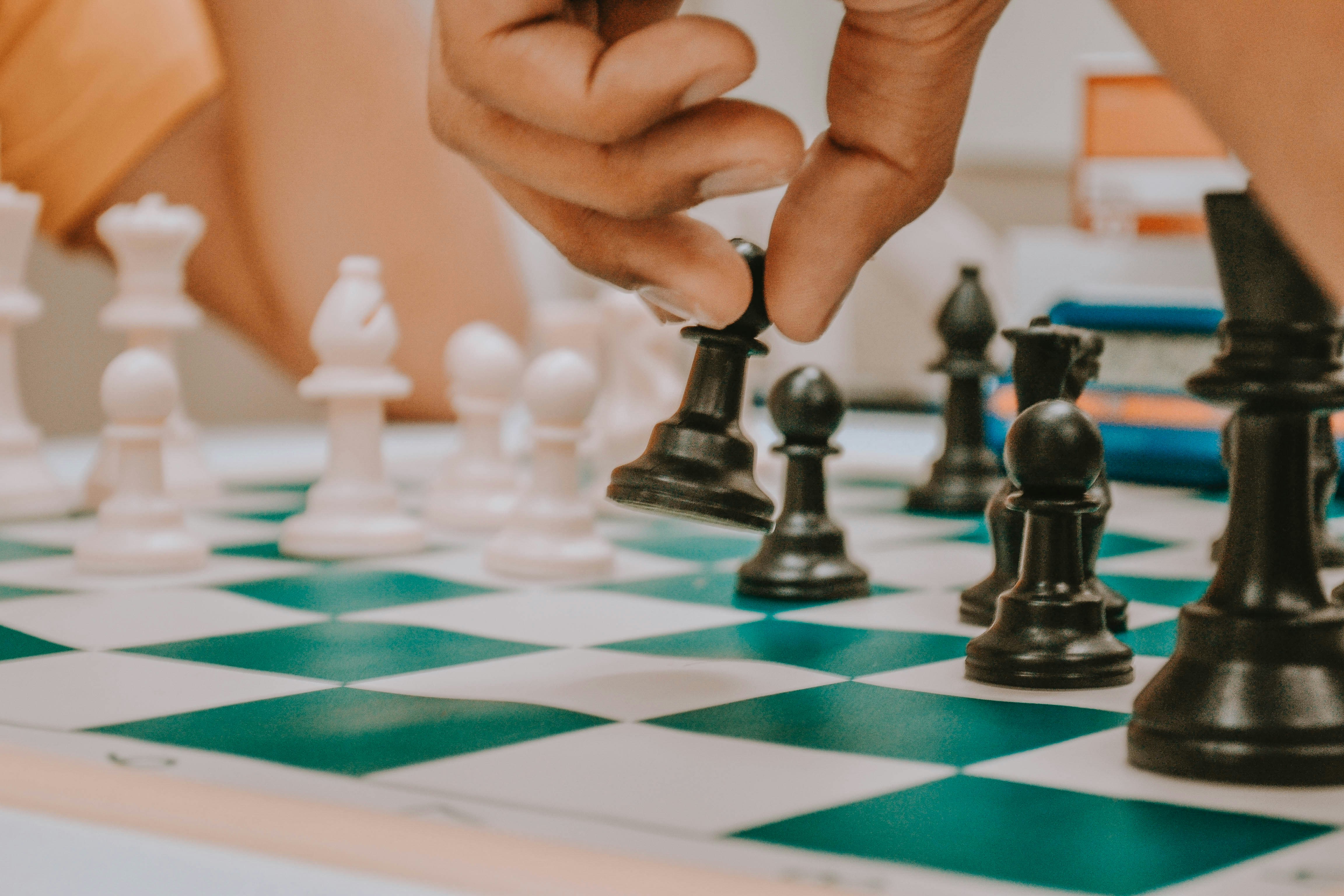 Moving chess piece